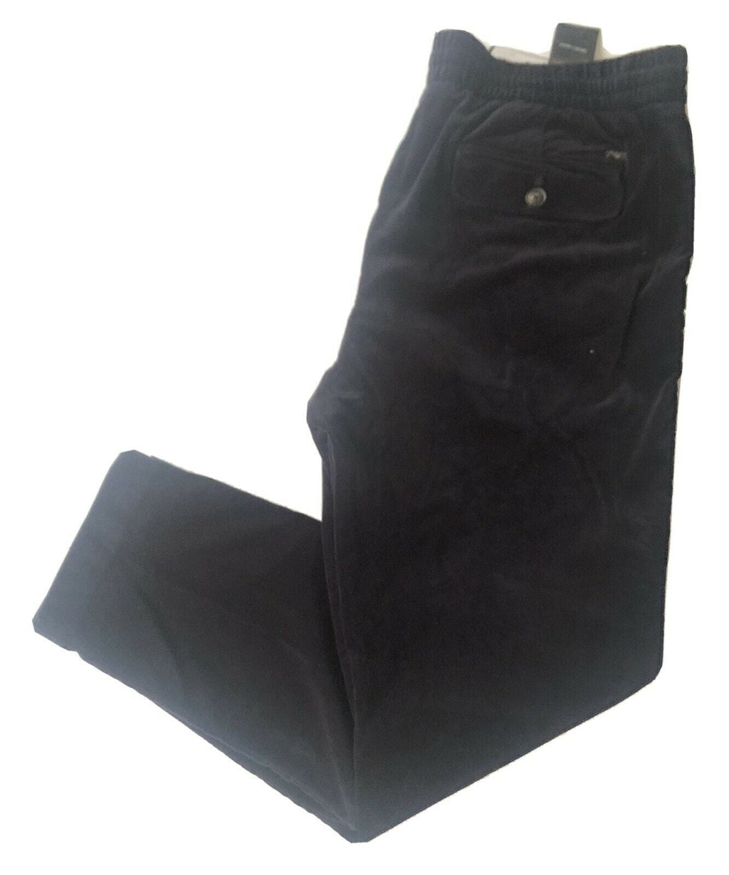 NWT $345 Emporio Armani Mens Black Casual Pants Size 34 US (50 Euro) 6Z1PL6