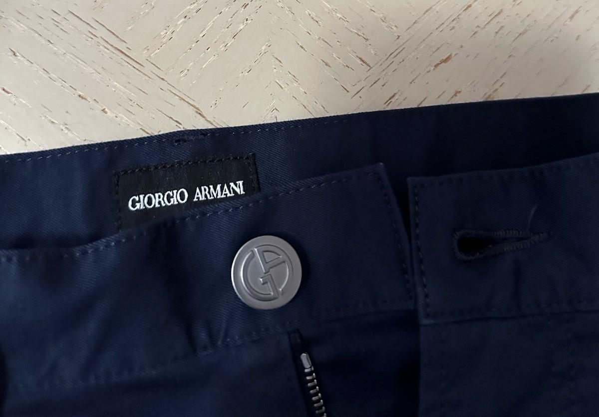 New Giorgio Armani Men’s  Pants Jeans Navy Size 30 US Made In Italy