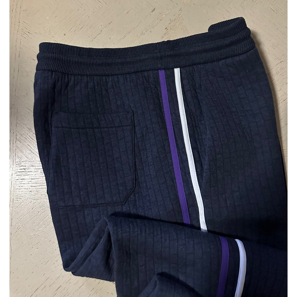 NWT $1595 Giorgio Armani Mens Sweatpants Jogging Pants Navy 36 US/52 Italy