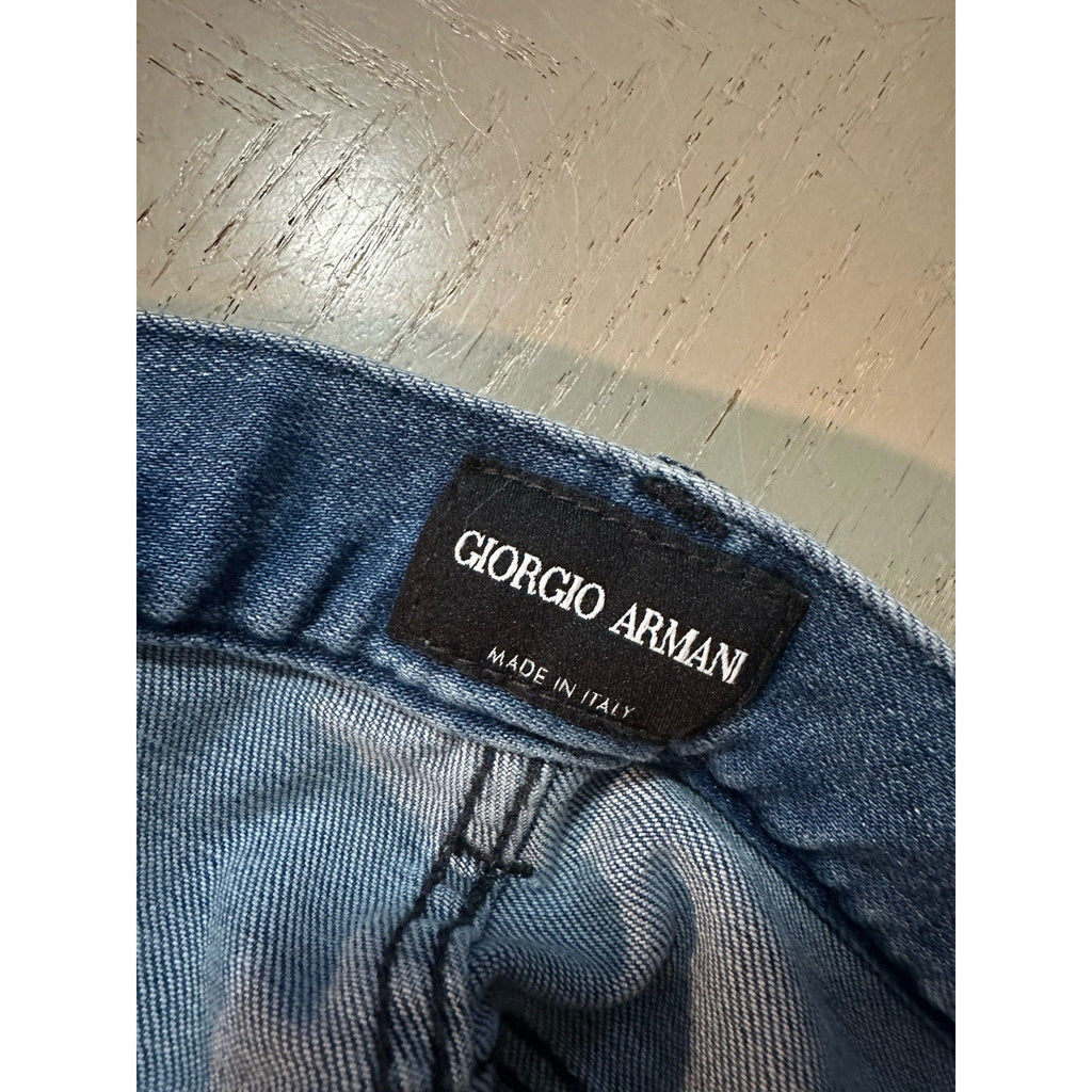 New $695 Giorgio Armani Men’s Pants Jeans Blue Size 32 Italy