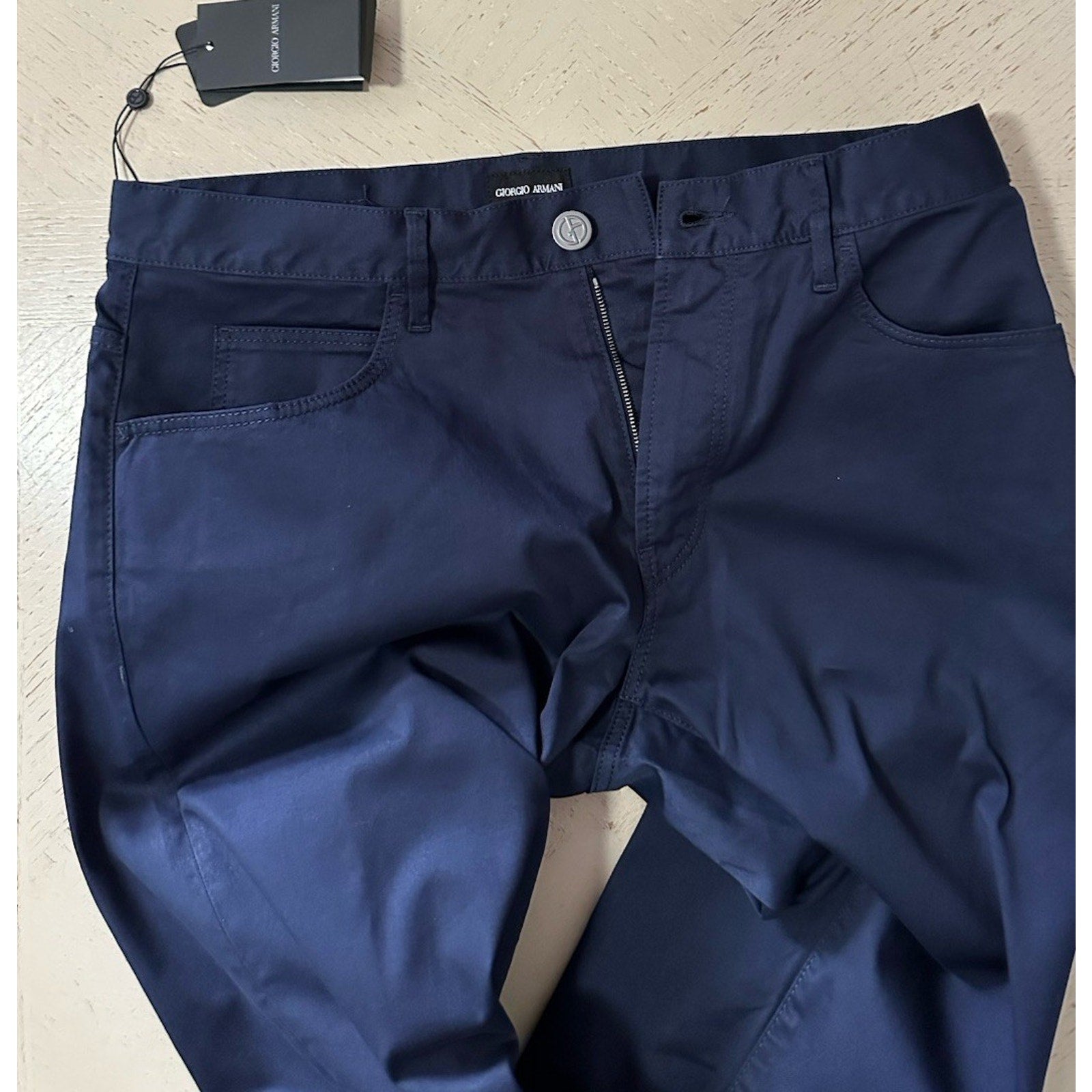 New Giorgio Armani Men’s Pants Jeans Navy Size 30 US Made In Italy