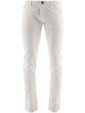 Armani White 5 Pocket Pants