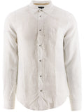 Armani Jeans Mens White Long Sleeve Shirt