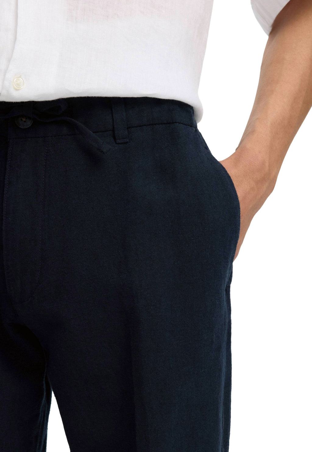 Selected Homme Black Slm196-straight Leroy Pantaloni Uomo | 16096224