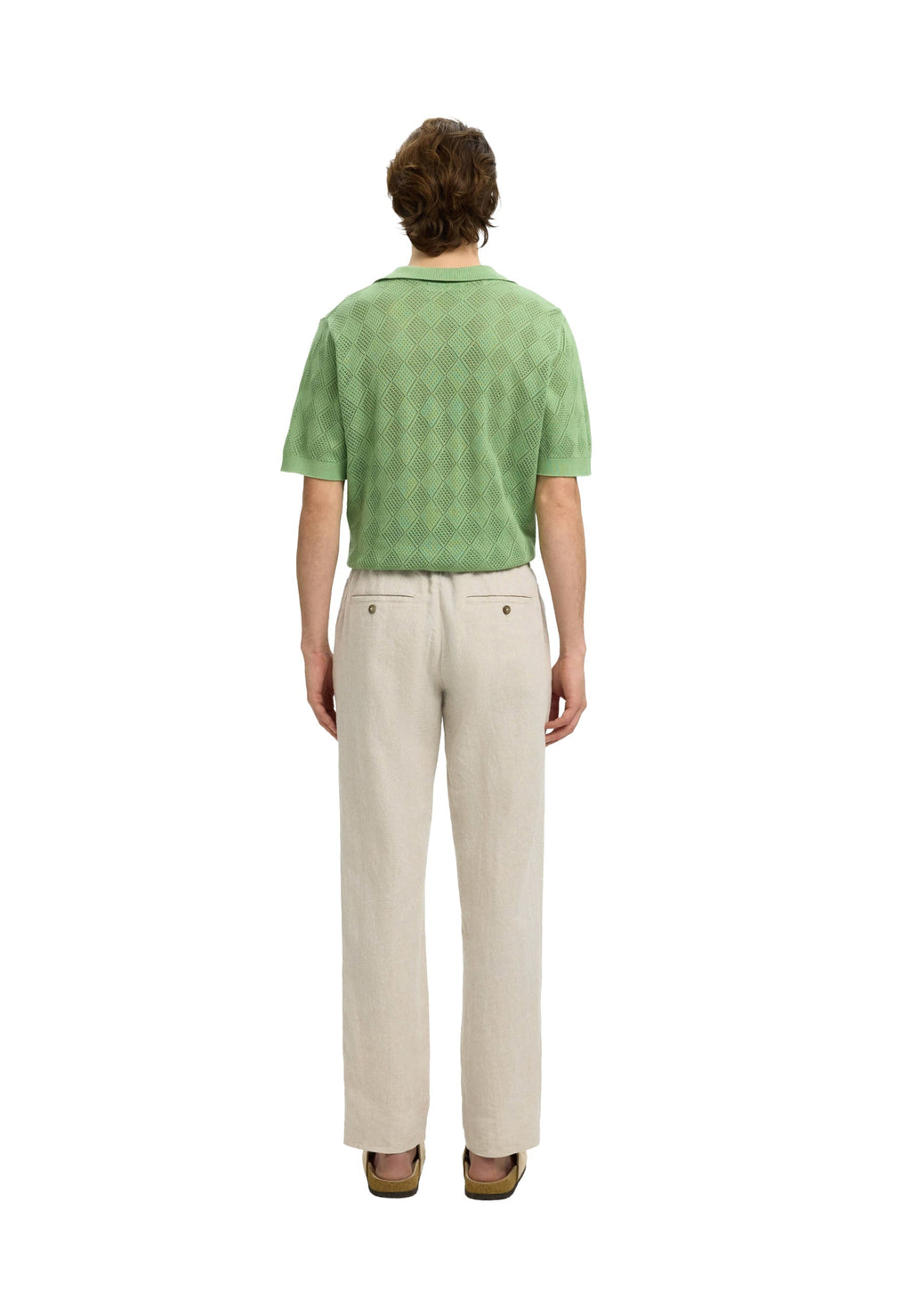 Selected Homme Black Slm196-straight Leroy Pantaloni Uomo | 16096224