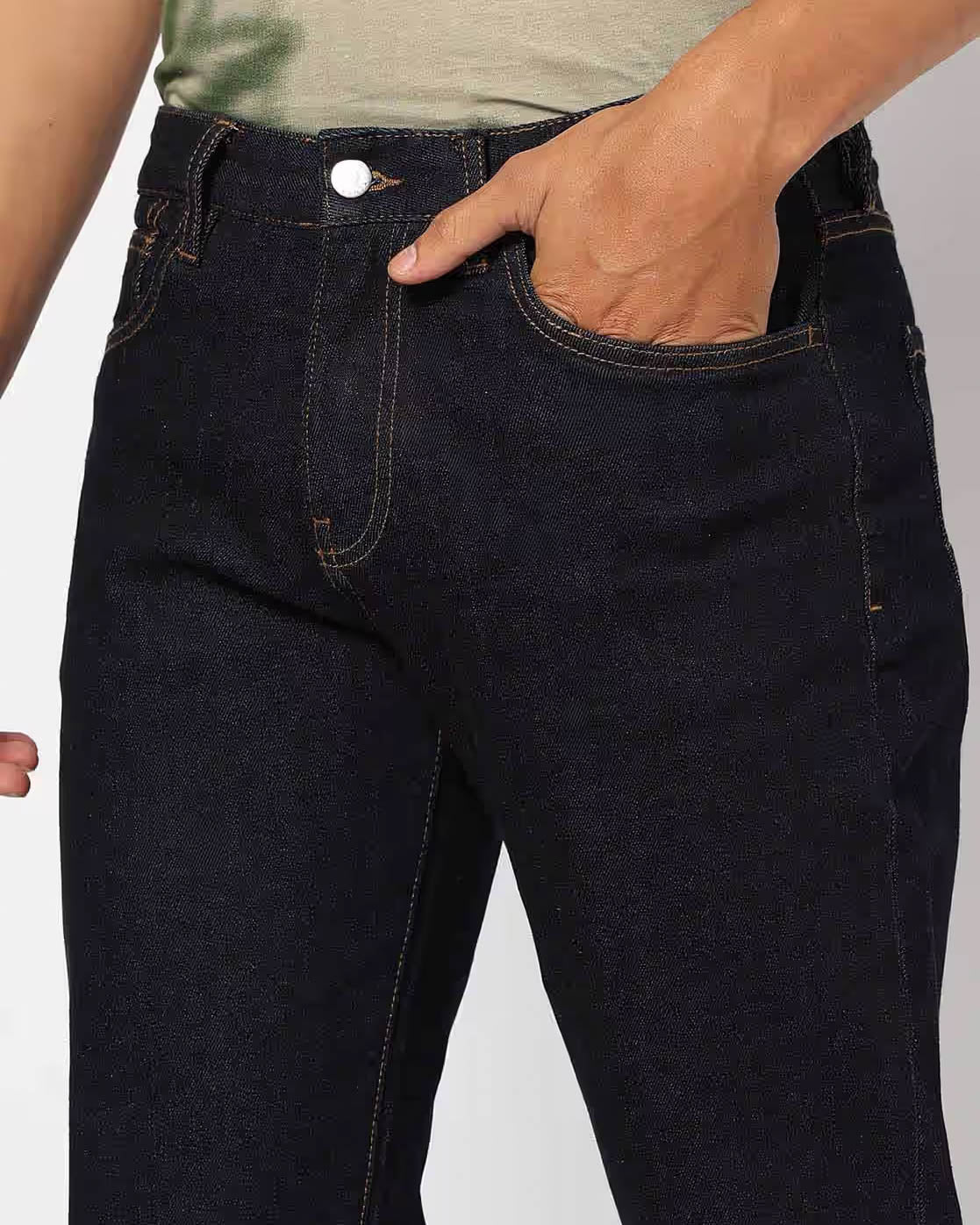 Armani Exchange Mens J16 Straight Fit Jeans - Blue Denim MB001