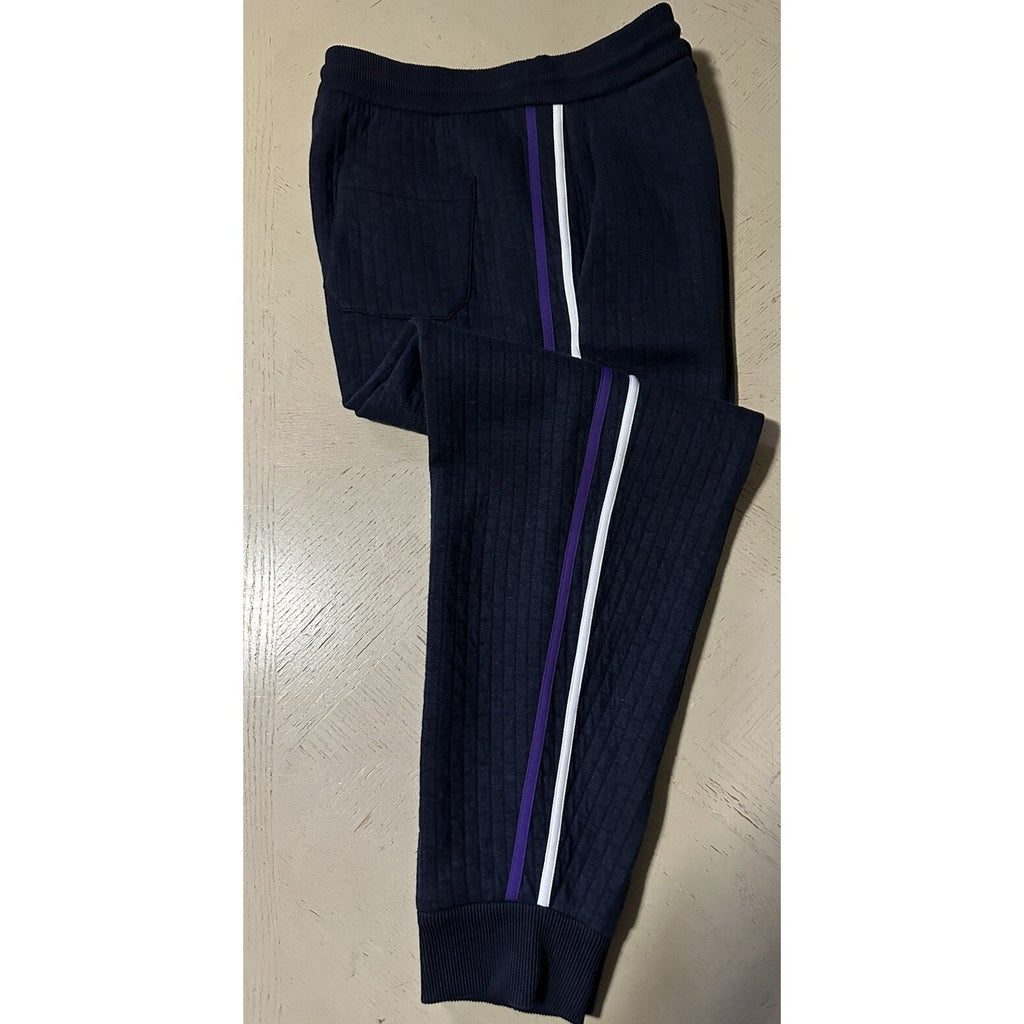 NWT $1595 Giorgio Armani Mens Sweatpants Jogging Pants Navy 36 US/52 Italy