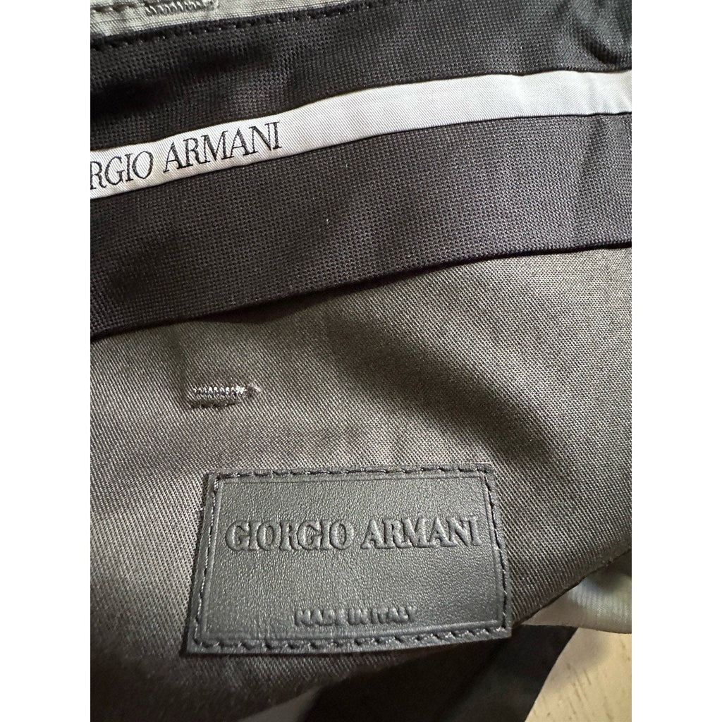 NWT $1695 Giorgio Armani Men Linen/Viscose Pants sage gray 32 US/48 Eu