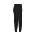 Emporio Armani Cady Pants with Darts Black Women