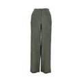 Emporio Armani Textured Lurex Taffetà Pants Green
