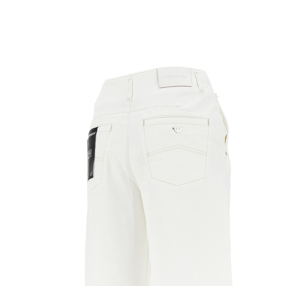 Emporio Armani Cotton Drill J2H Pants White
