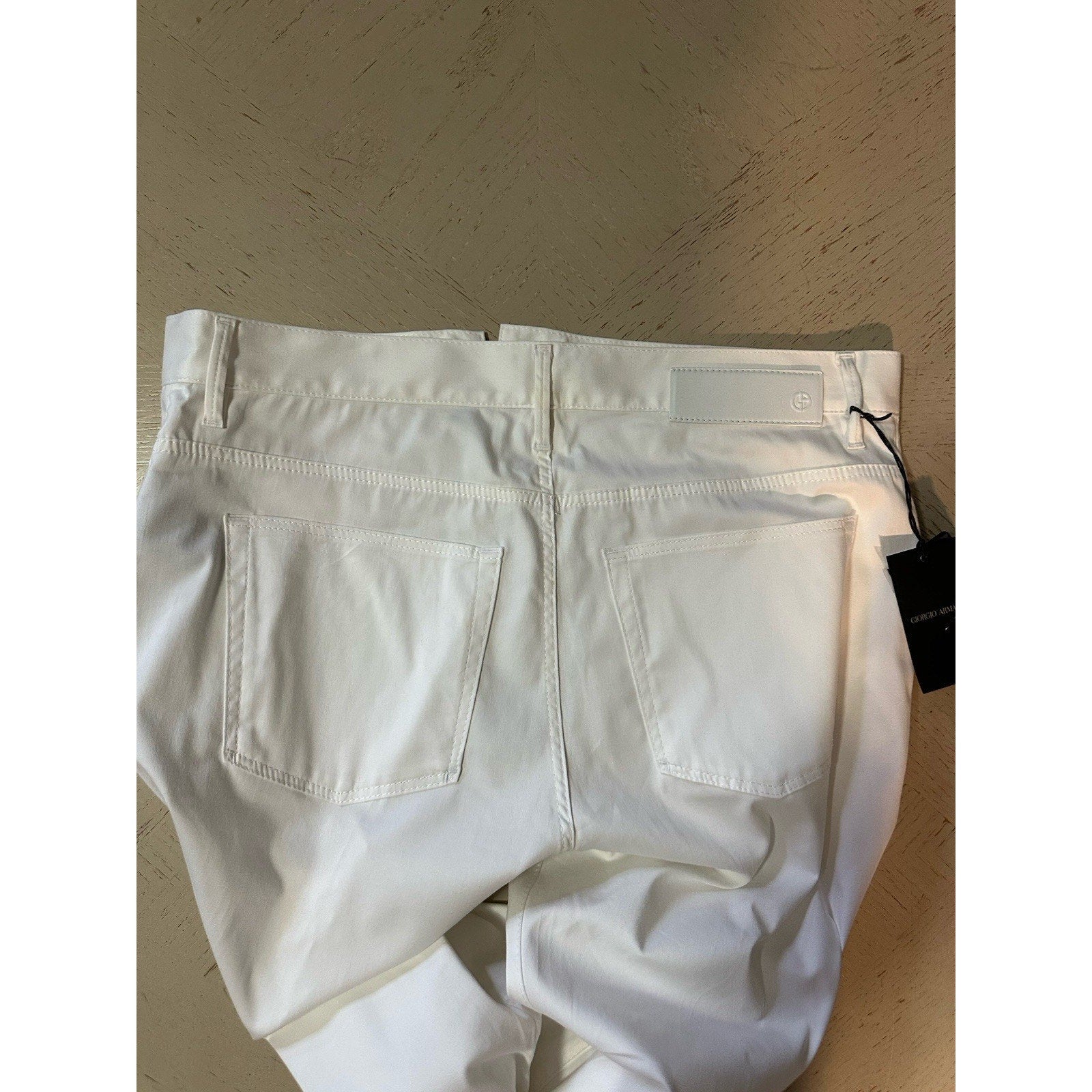 New $795 Giorgio Armani Men’s Pants Jeans White Size 30 Made In Italy