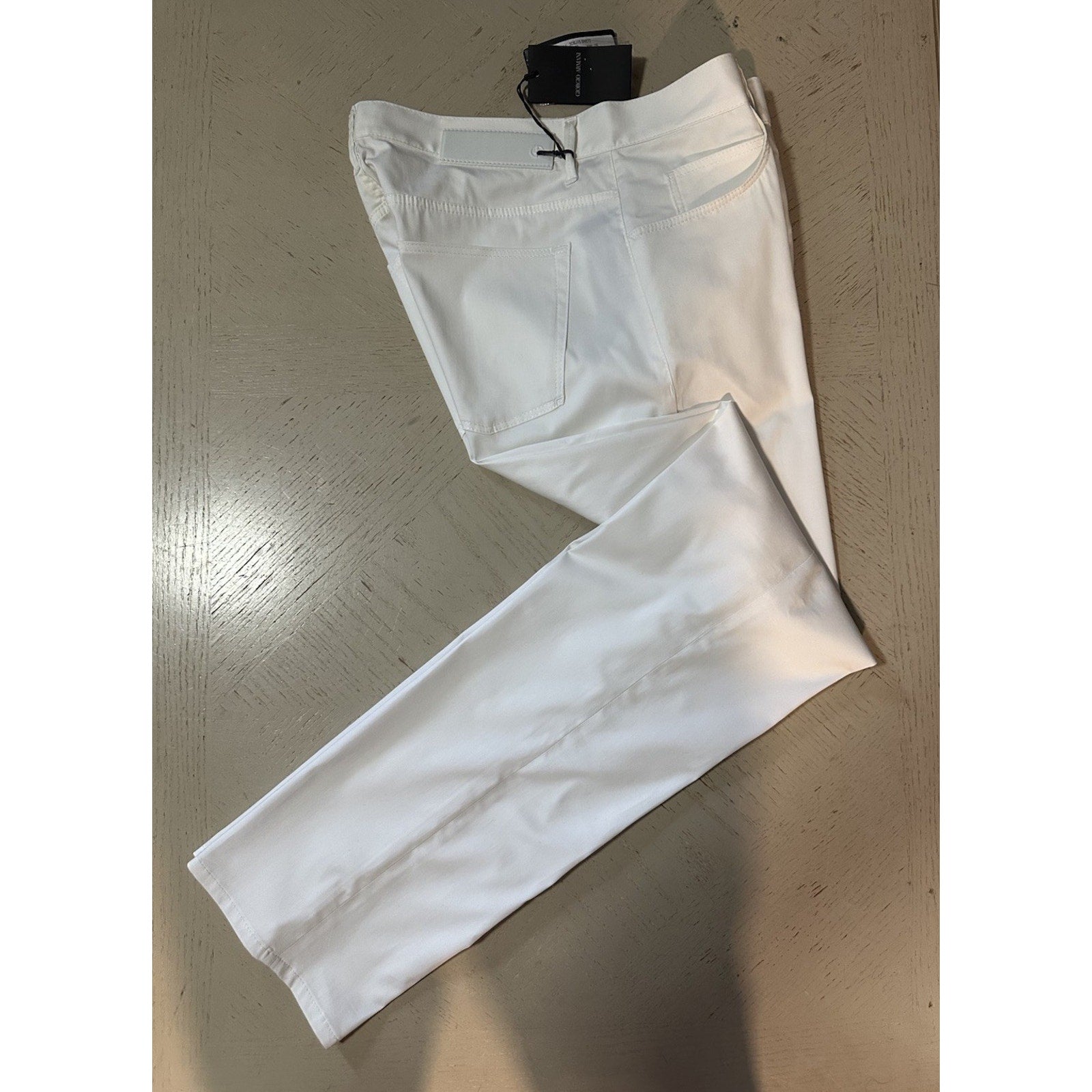 New $795 Giorgio Armani Men’s Pants Jeans White Size 30 Made In Italy